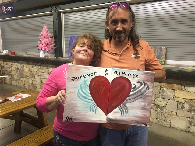 2024 Feb 12  Couples Paint Night Photos at Smoky Mountain HOG