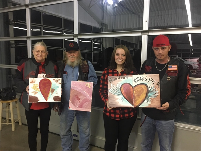 2024 Feb 12  Couples Paint Night Photos at Smoky Mountain HOG