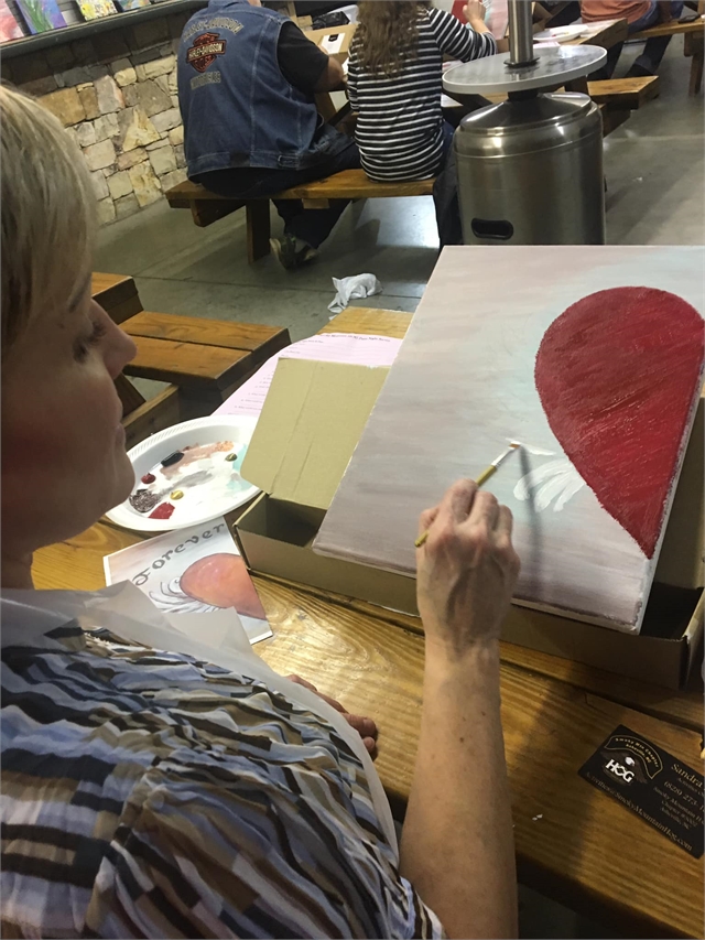 2024 Feb 12  Couples Paint Night Photos at Smoky Mountain HOG