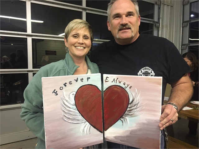 2024 Feb 12  Couples Paint Night Photos at Smoky Mountain HOG