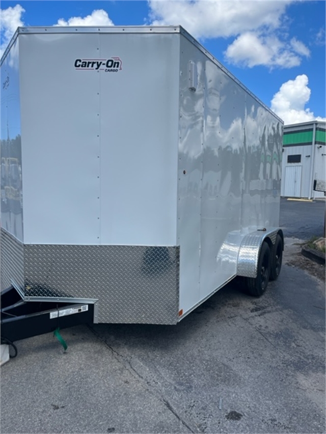 2023 Carry-On Carry-On 7 x 14 Enclosed V-Nose Cargo Trailer – 6″ Extended Height at Naples Powersport and Equipment