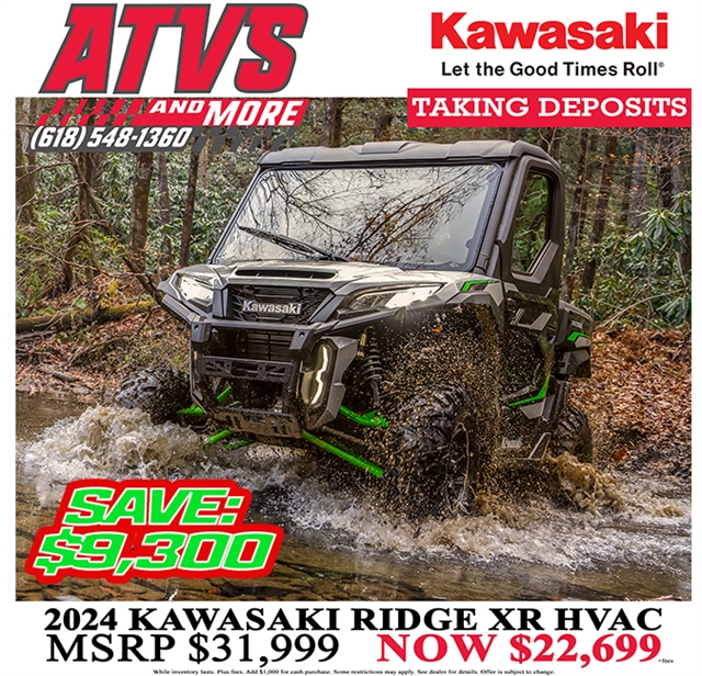 2024 Kawasaki RIDGE XR HVAC at ATVs and More