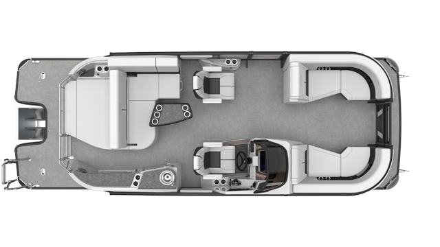 2025 Sylvan G3 CLZ DH Tri-Toon at Jerry Whittle Boats