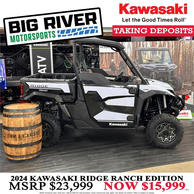 2024 Kawasaki RIDGE Ranch Edition at Big River Motorsports