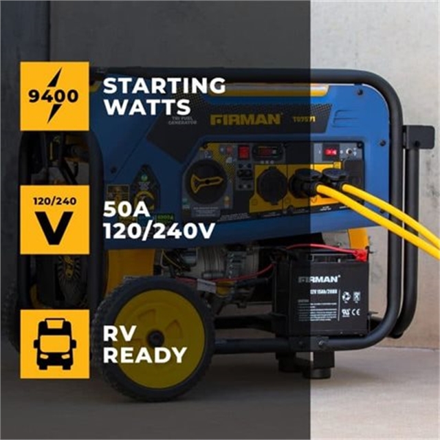 2024 Firman 9400/7500 WATT - TRI FUEL (GAS, LPG, NG) at Patriot Golf Carts & Powersports