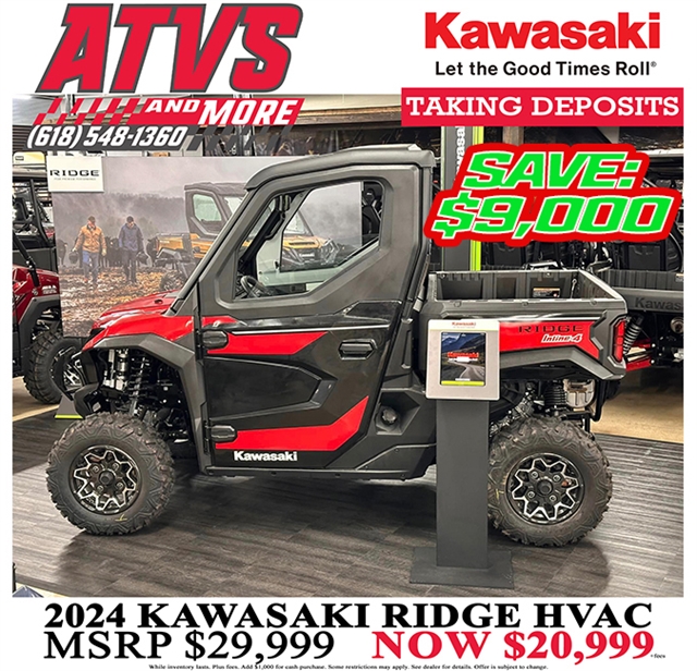 2024 Kawasaki RIDGE HVAC at ATVs and More