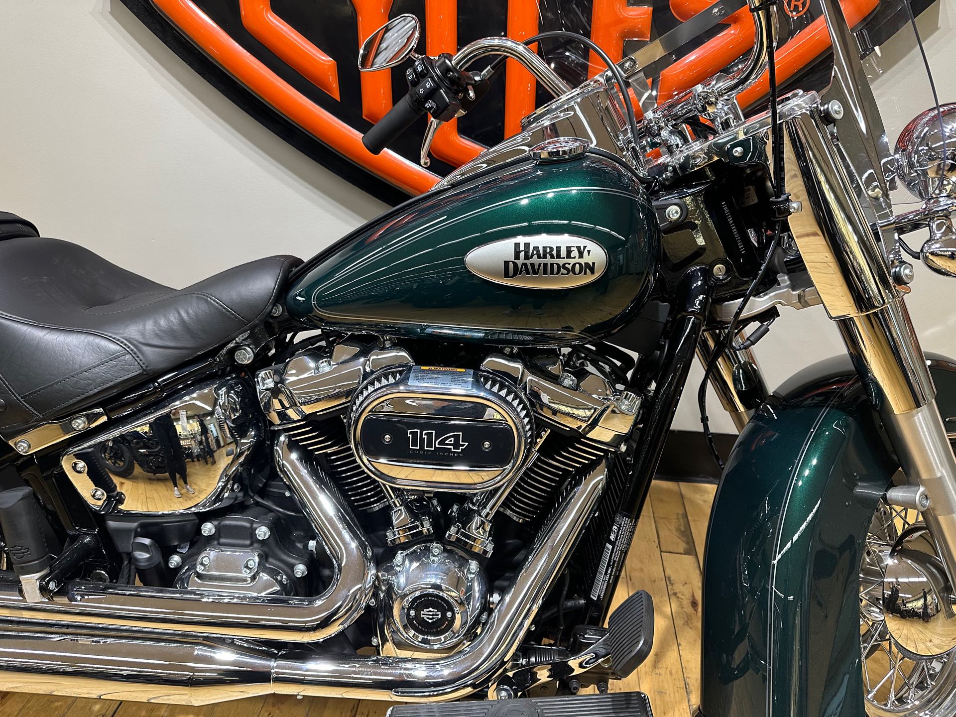 2024 Harley-Davidson Softail Heritage Classic 114 at Zips 45th Parallel Harley-Davidson