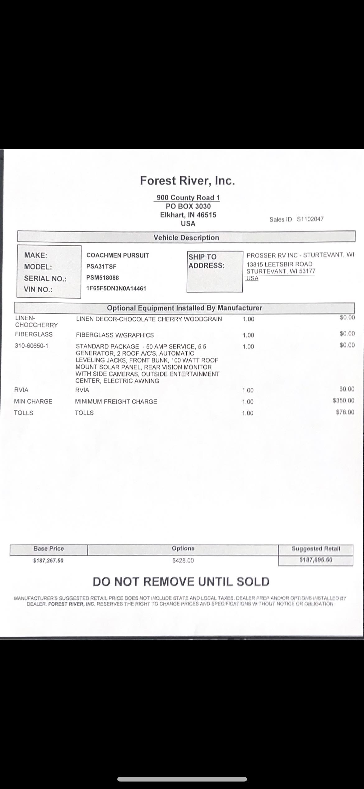 2023 Coachmen Pursuit 31TS at Prosser's Premium RV Outlet