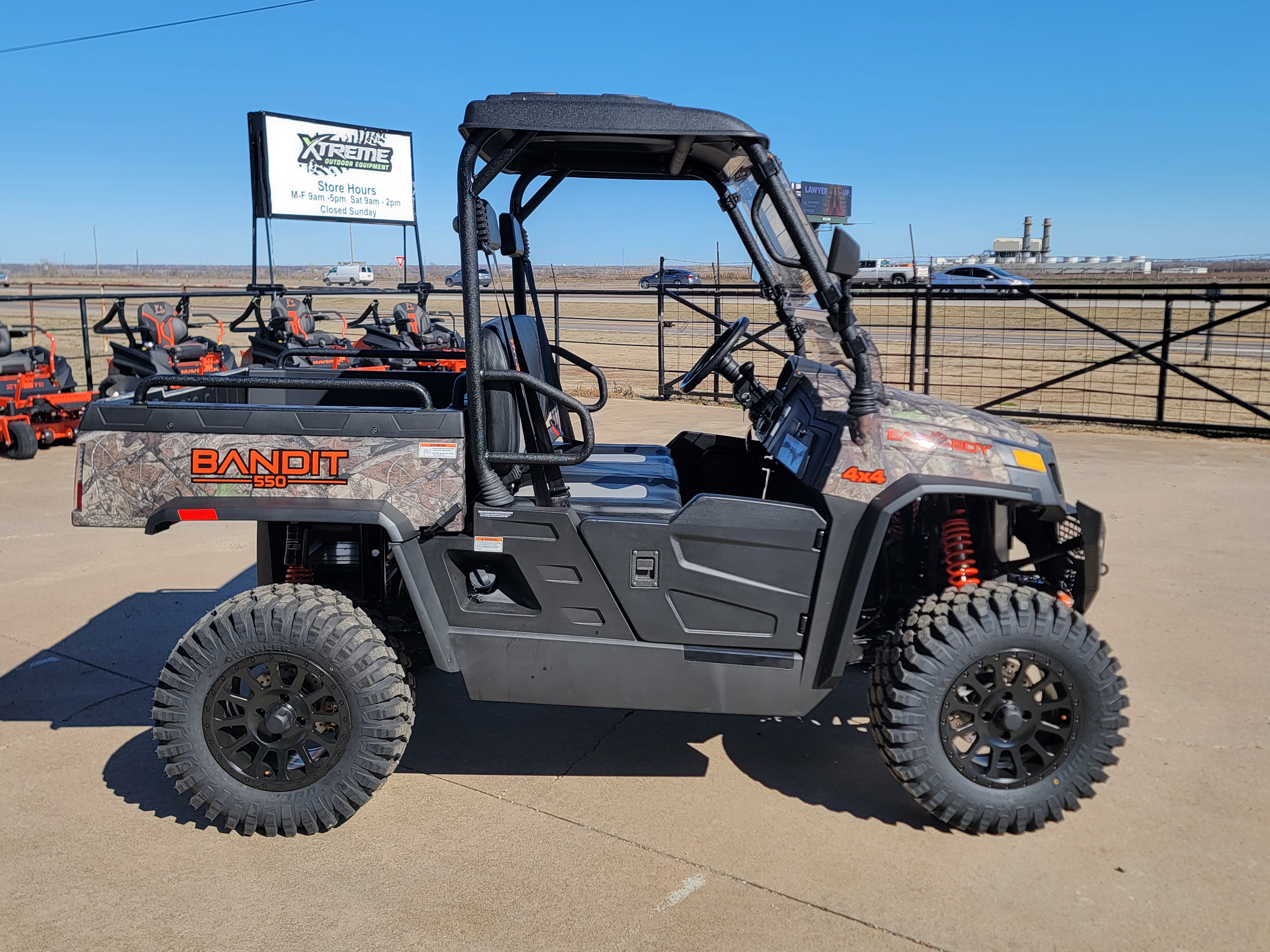 2024 BAD BOY BANDIT 550 EPS at Xtreme Outdoor Equipment