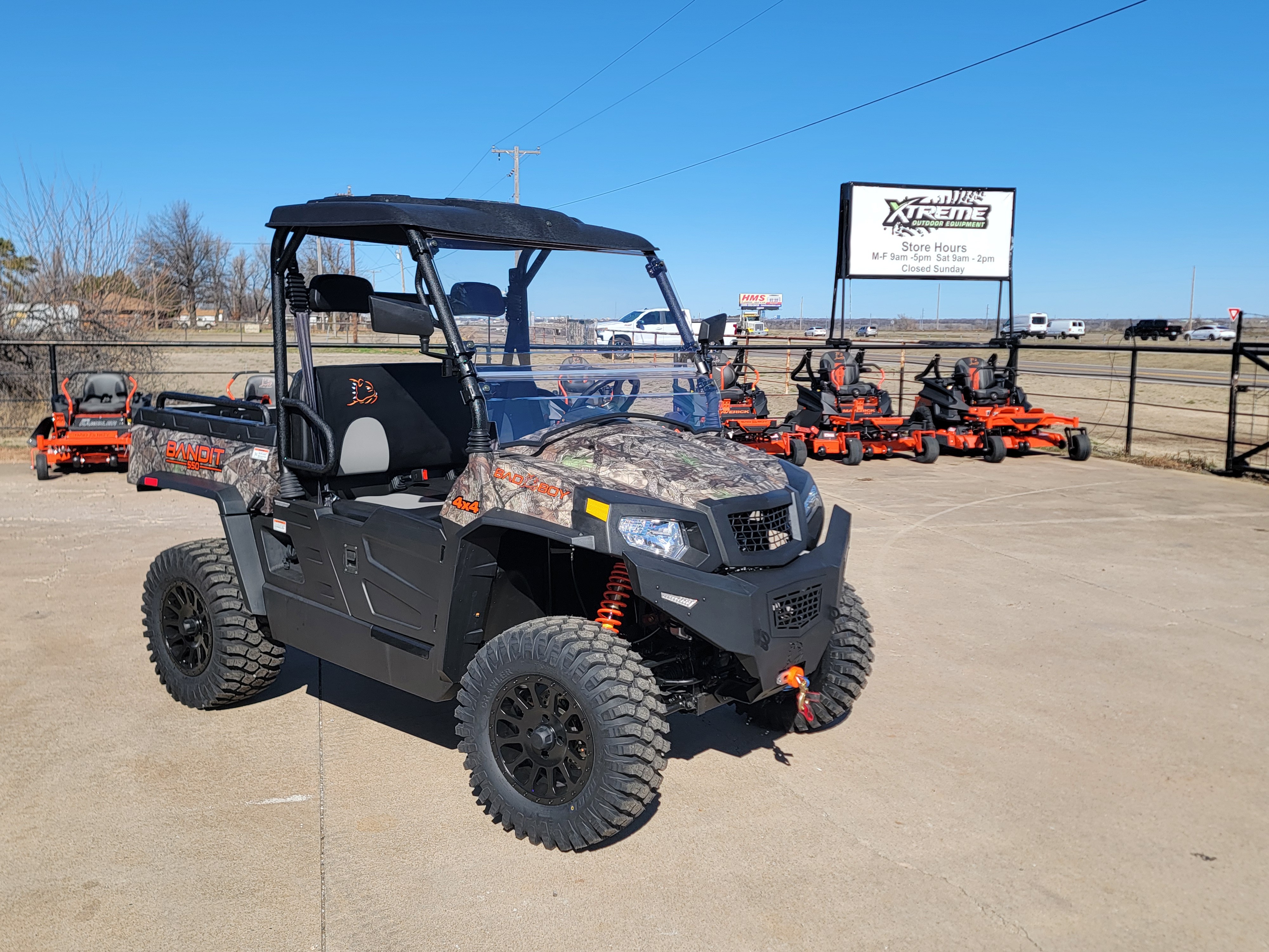 2024 BAD BOY BANDIT 550 EPS at Xtreme Outdoor Equipment