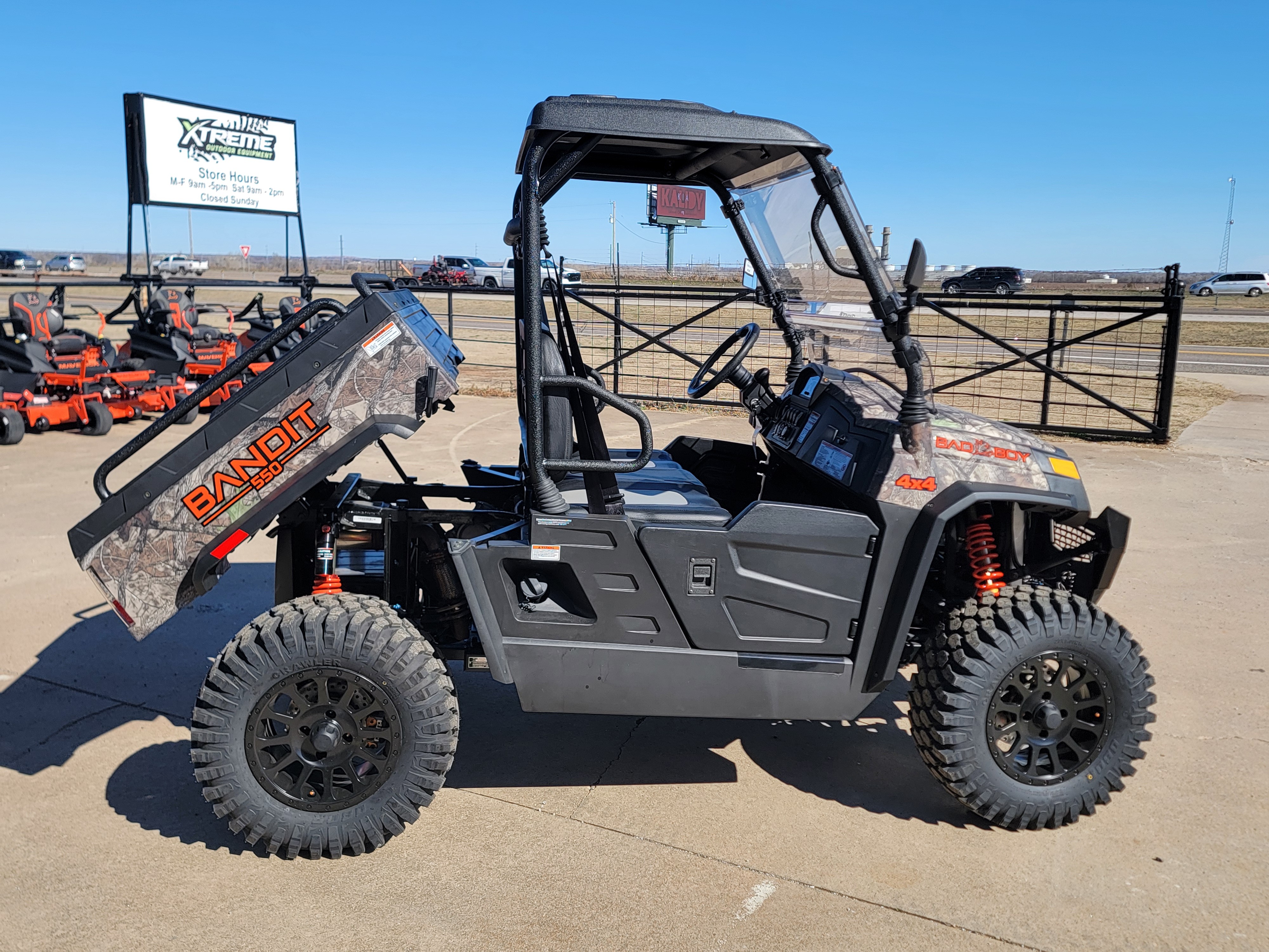 2024 BAD BOY BANDIT 550 EPS at Xtreme Outdoor Equipment