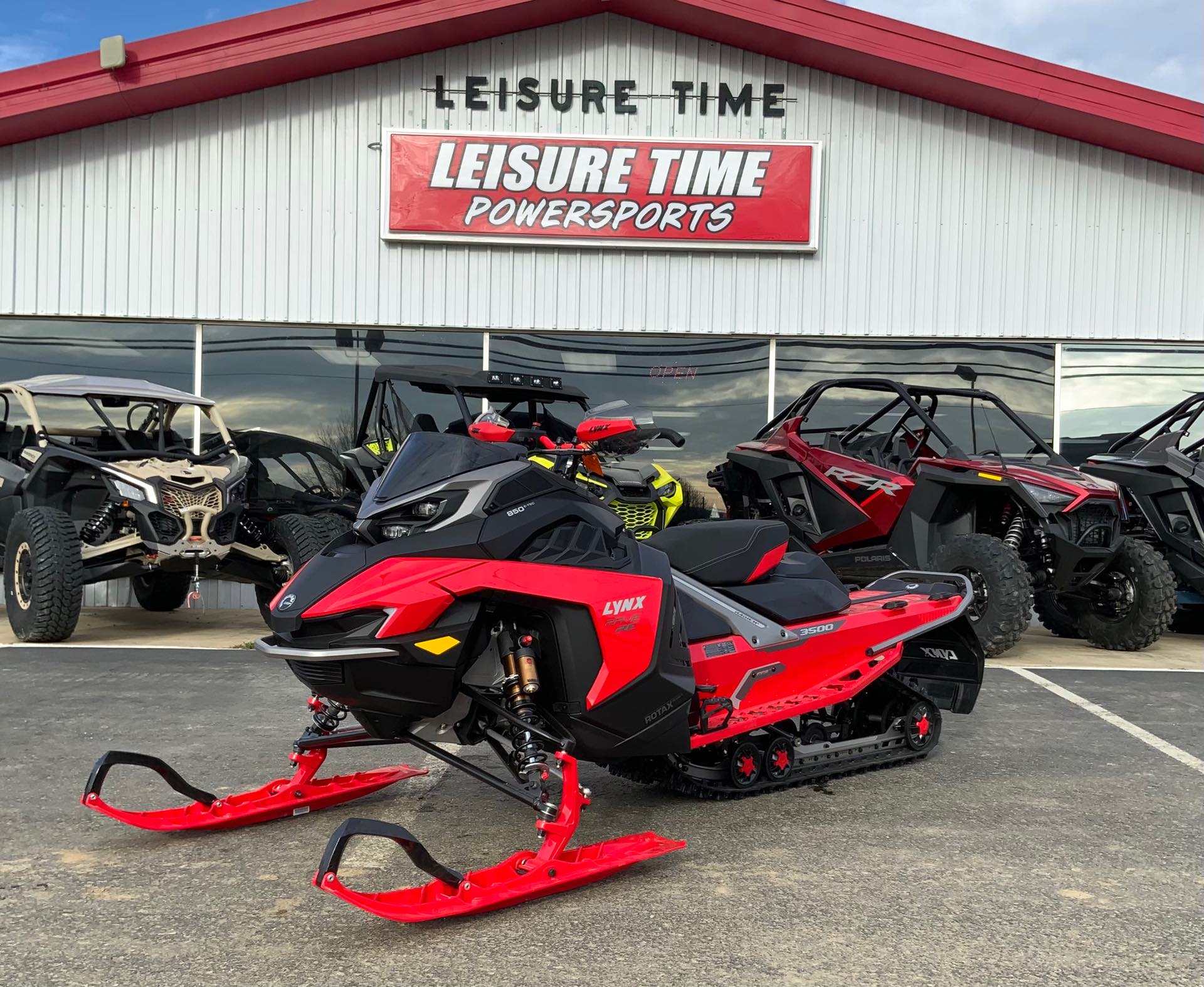 2024 Lynx Rave RE 850 E-TEC at Leisure Time Powersports of Corry