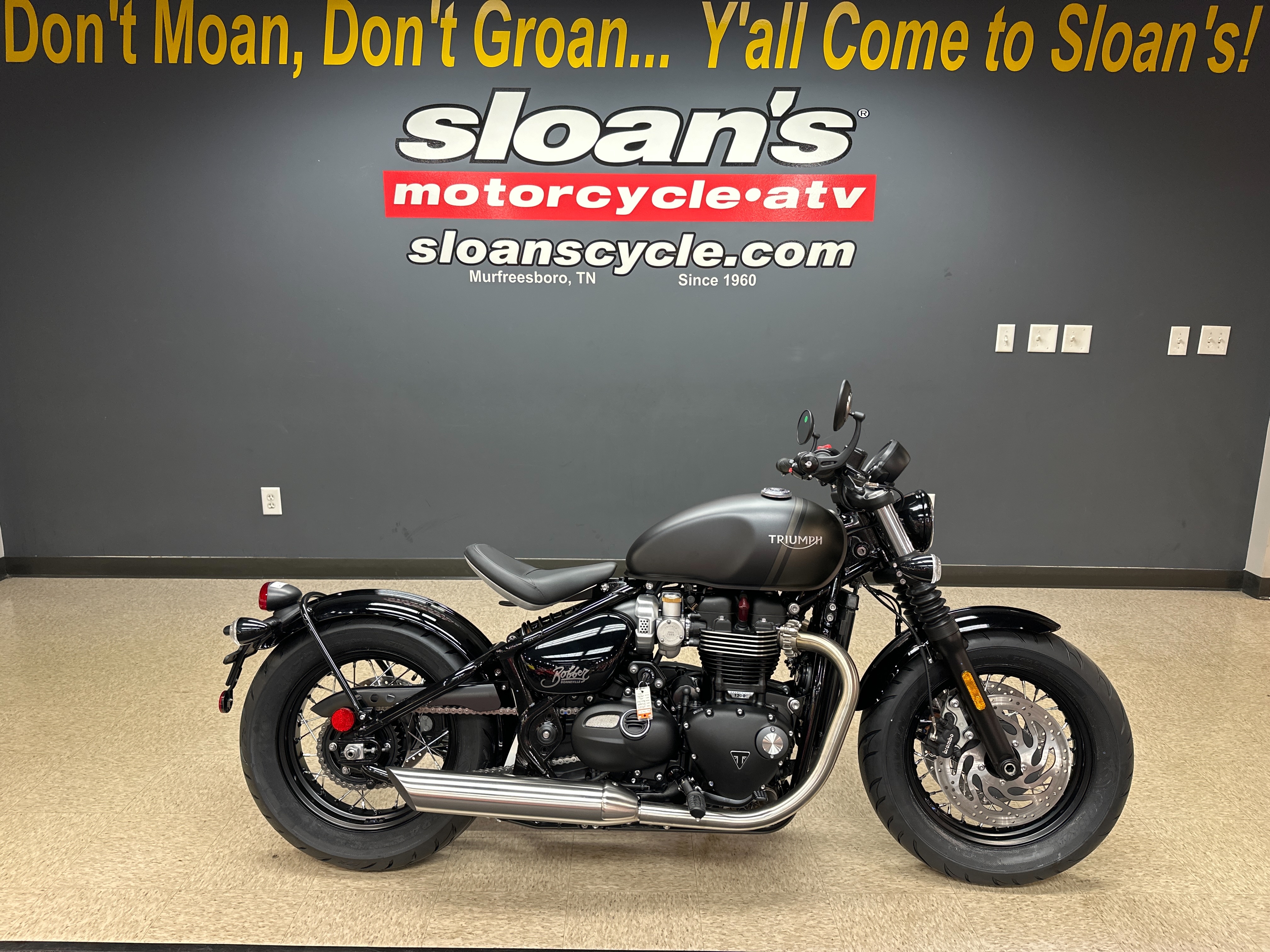 2023 Triumph Bonneville Bobber Base at Sloans Motorcycle ATV, Murfreesboro, TN, 37129