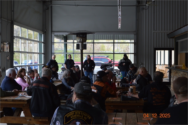 2025 April 12 SMHOG Monthly Meeting Photo at Smoky Mountain HOG