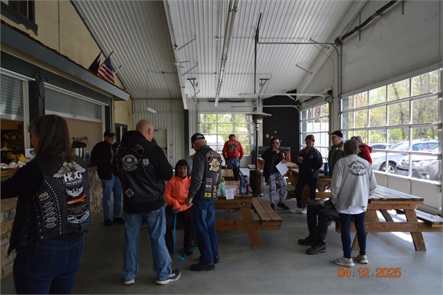 2025 April 12 SMHOG Monthly Meeting Photo at Smoky Mountain HOG