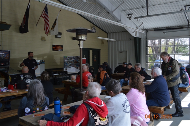2025 April 12 SMHOG Monthly Meeting Photo at Smoky Mountain HOG