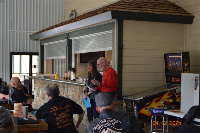 2025 April 12 SMHOG Monthly Meeting Photo at Smoky Mountain HOG