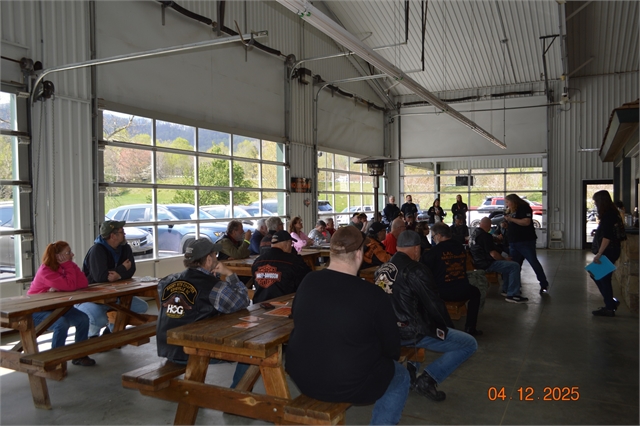 2025 April 12 SMHOG Monthly Meeting Photo at Smoky Mountain HOG