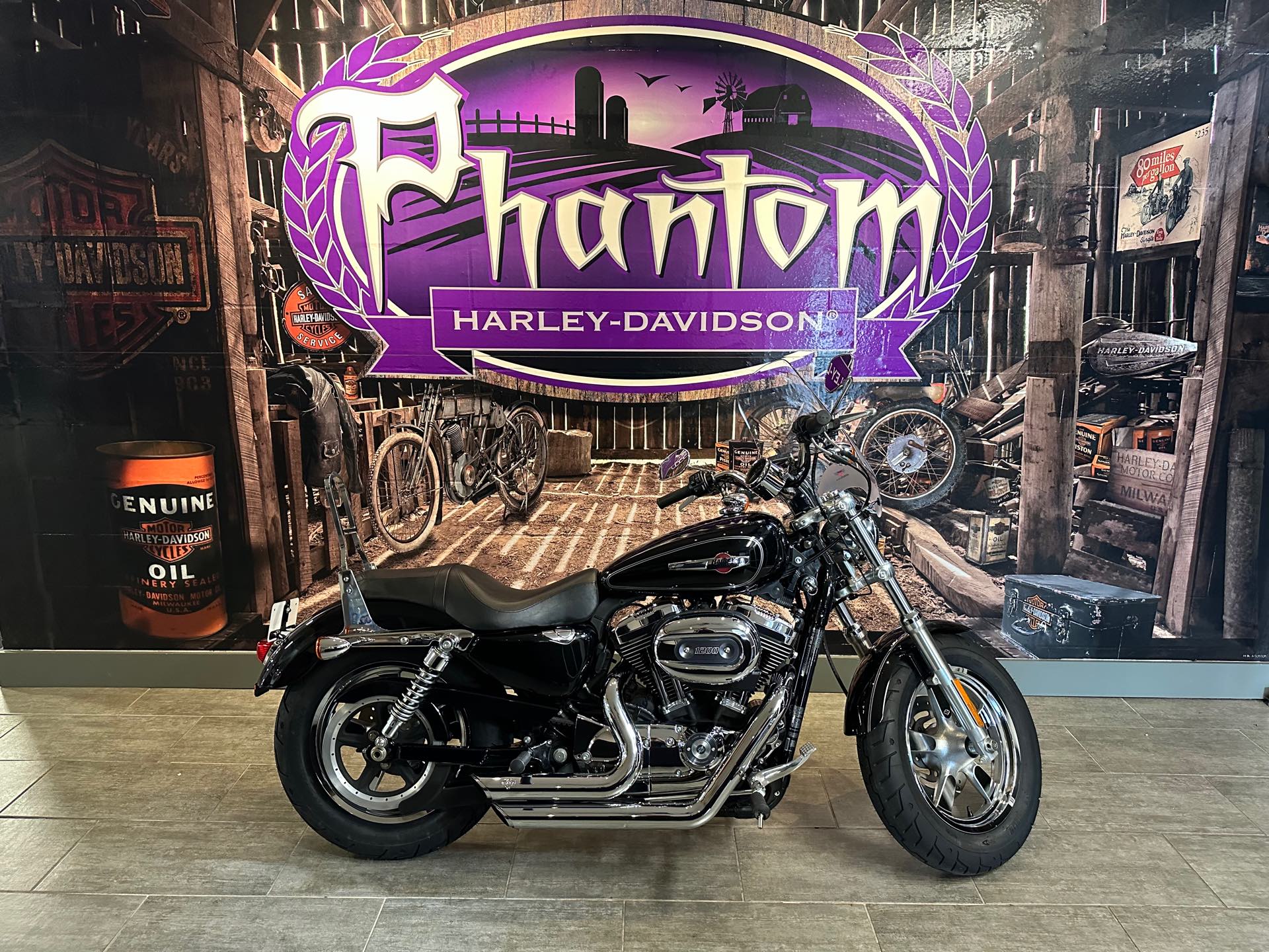 2012 Harley-Davidson Sportster 1200 Custom at Phantom Harley-Davidson