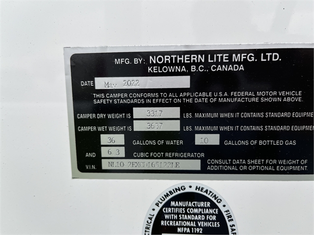 2022 Northern Lite 10-2 EXWBLE at Prosser's Premium RV Outlet