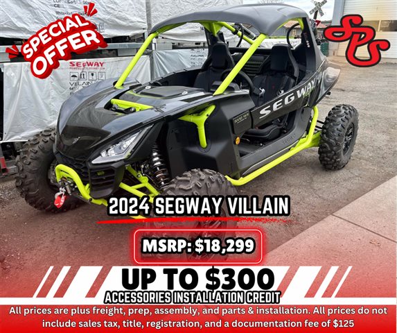 2024 Segway Powersports Villain SX10 P at Supreme Power Sports