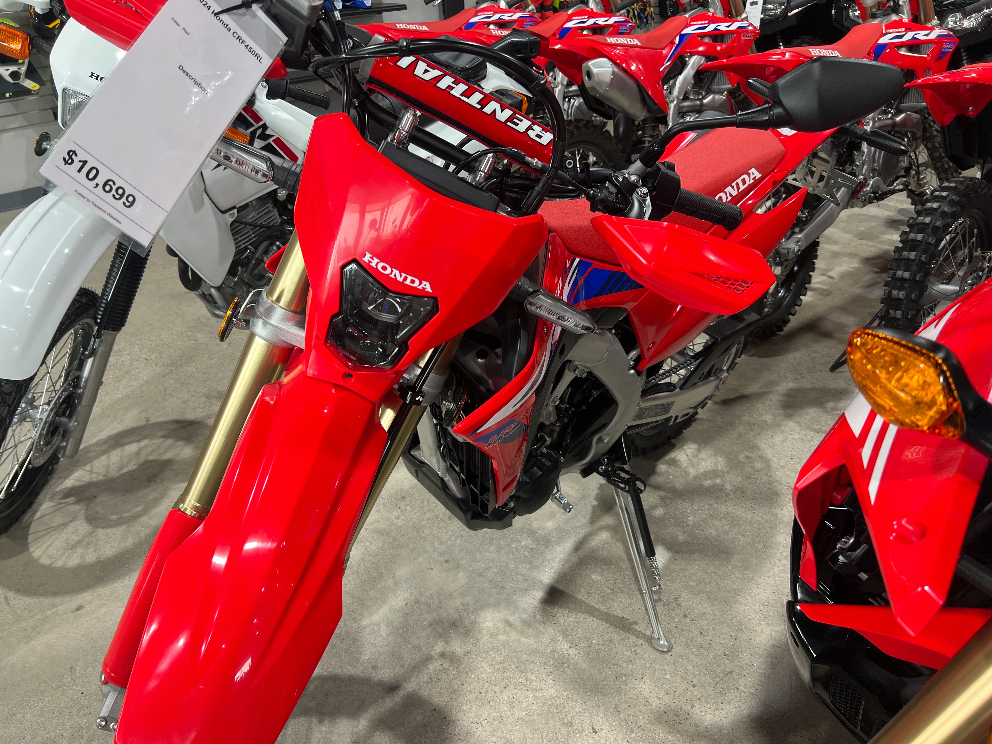 2024 Honda CRF450RL at Wise Honda