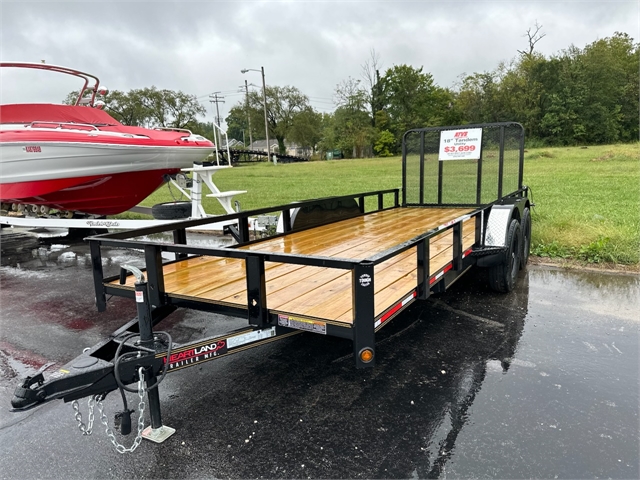 2024 Barlow 18 ECONO UTILITY TANDEM AXLE TRAILER 4 REAR GATE 1-BRAKE at ATVs and More