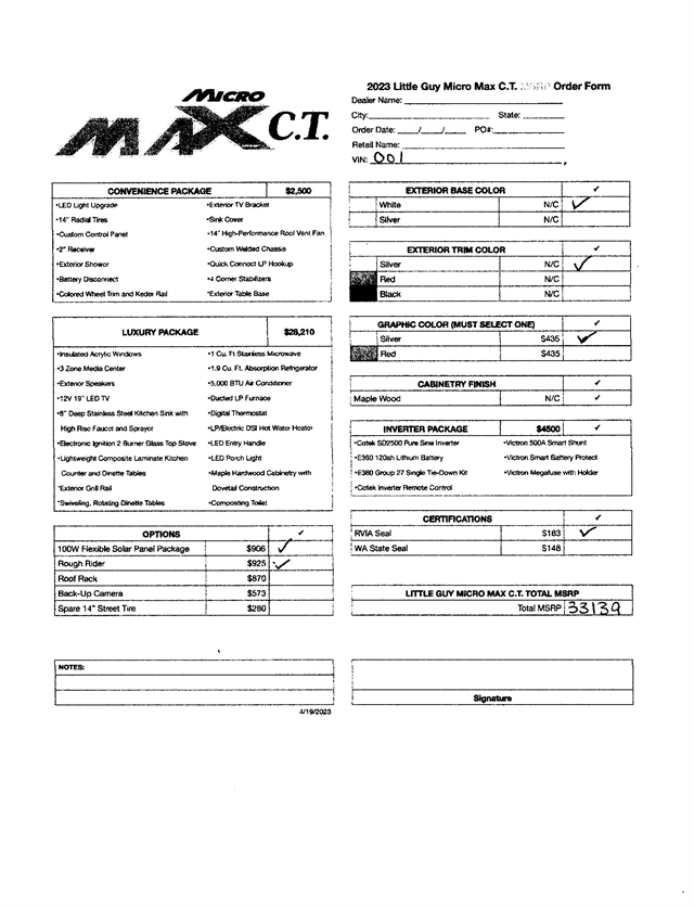 2024 LITTLE GUY MICRO MAX at Prosser's Premium RV Outlet