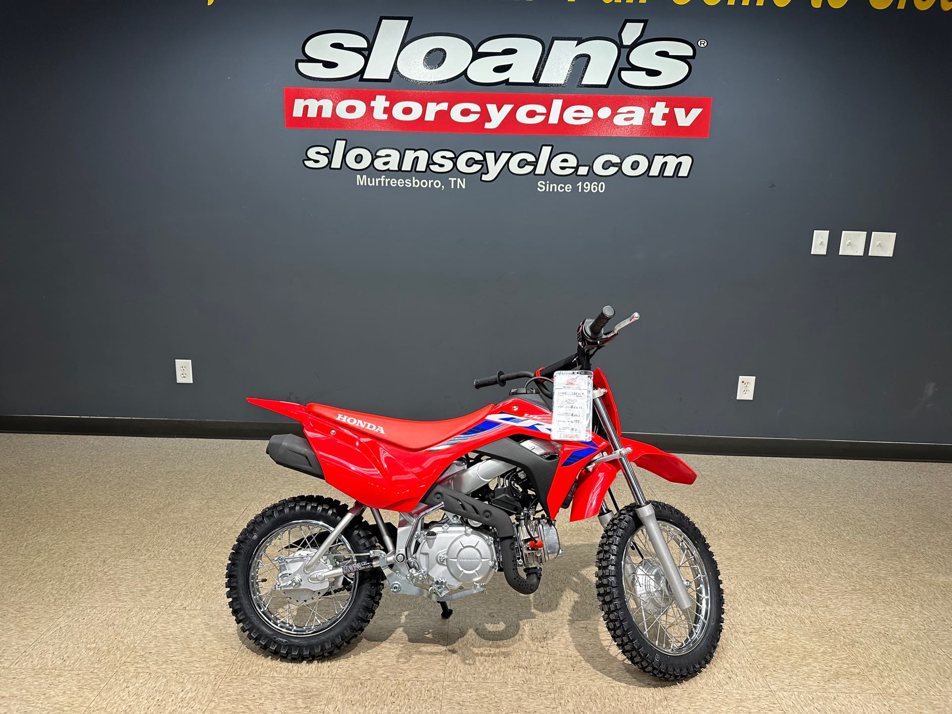 2024 Honda CRF 110F at Sloans Motorcycle ATV, Murfreesboro, TN, 37129