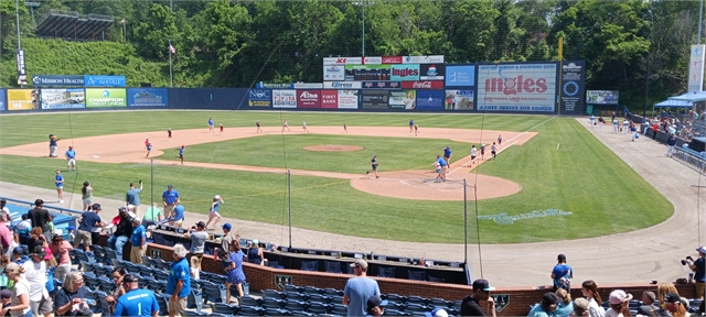 2023 June 04  Asheville Tourist Ballgame Photos at Smoky Mountain HOG