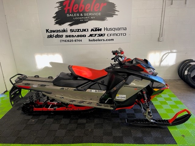 2022 Ski-Doo Backcountry' X-RS Rotax 850 E-TEC 146 ES Cobra 16_72 Titanium at Hebeler Sales & Service, Lockport, NY 14094