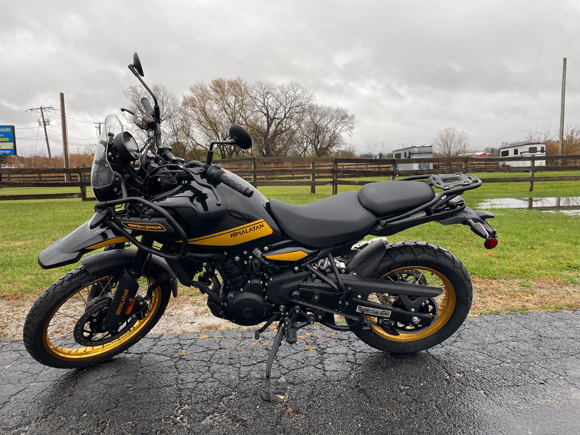 2025 ROYAL ENFIELD HIMALAYAN - HANLE BLACK at Randy's Cycle