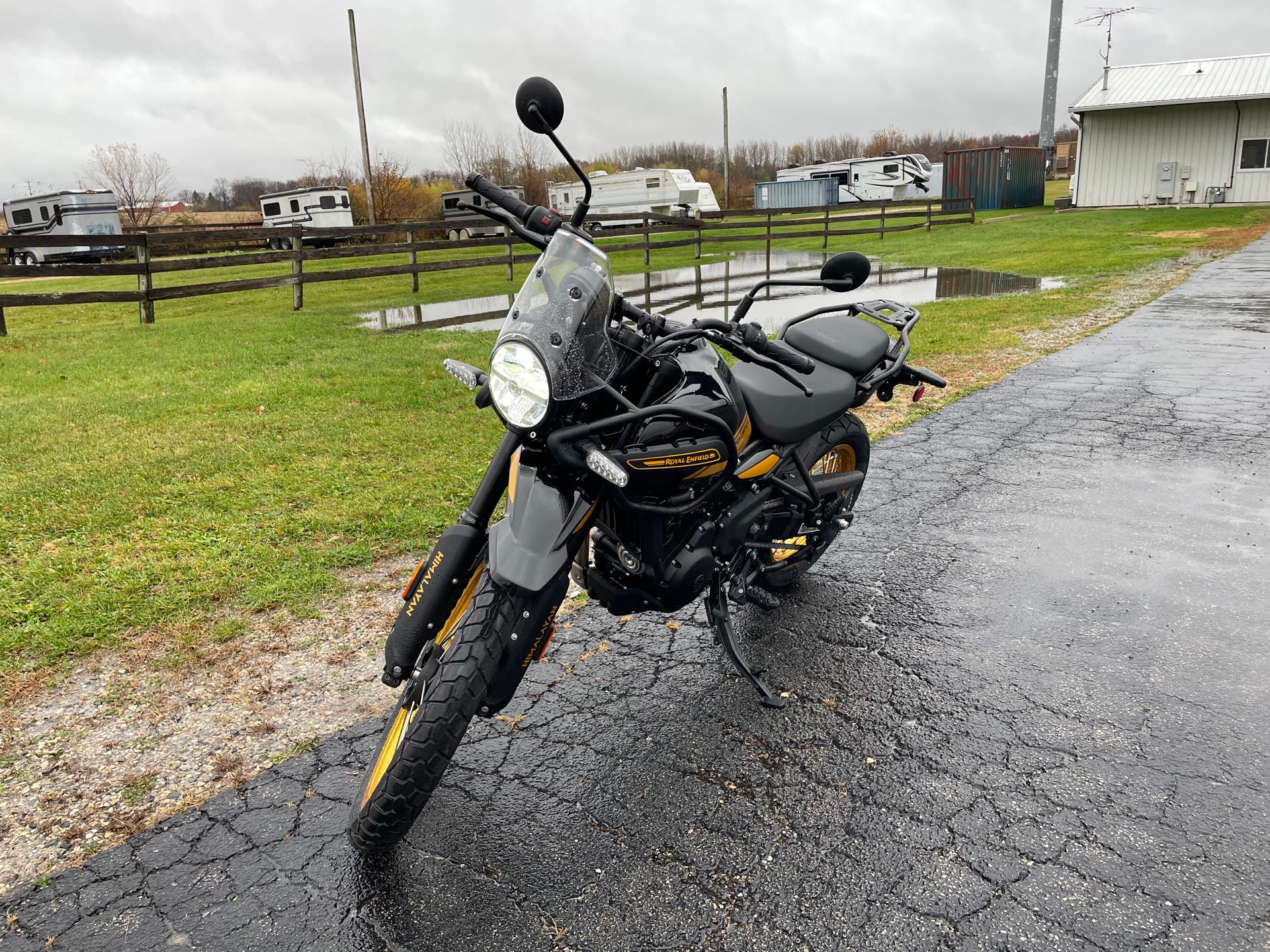 2025 ROYAL ENFIELD HIMALAYAN - HANLE BLACK at Randy's Cycle