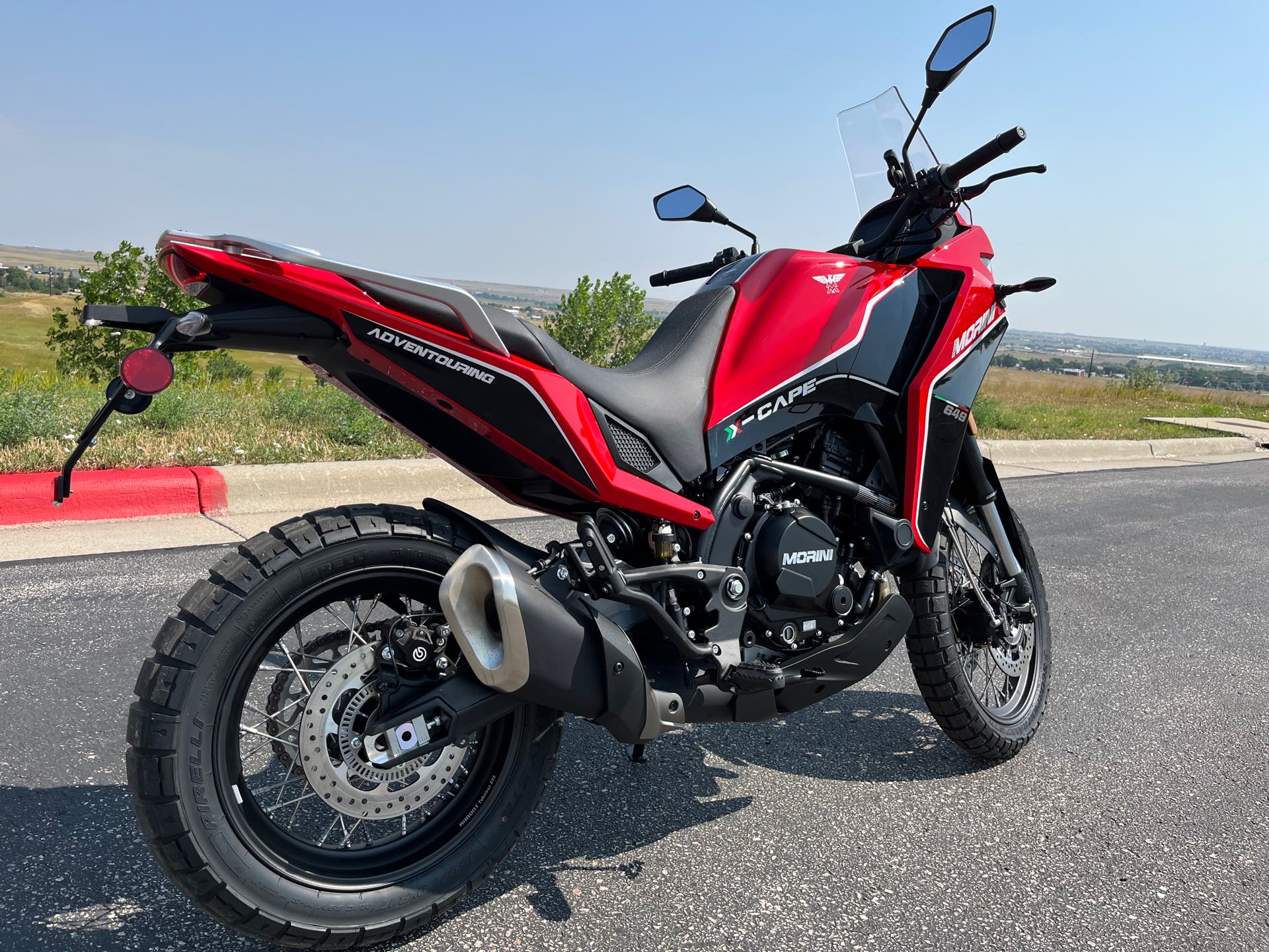 2023 Moto Morini x-cape at Mount Rushmore Motorsports