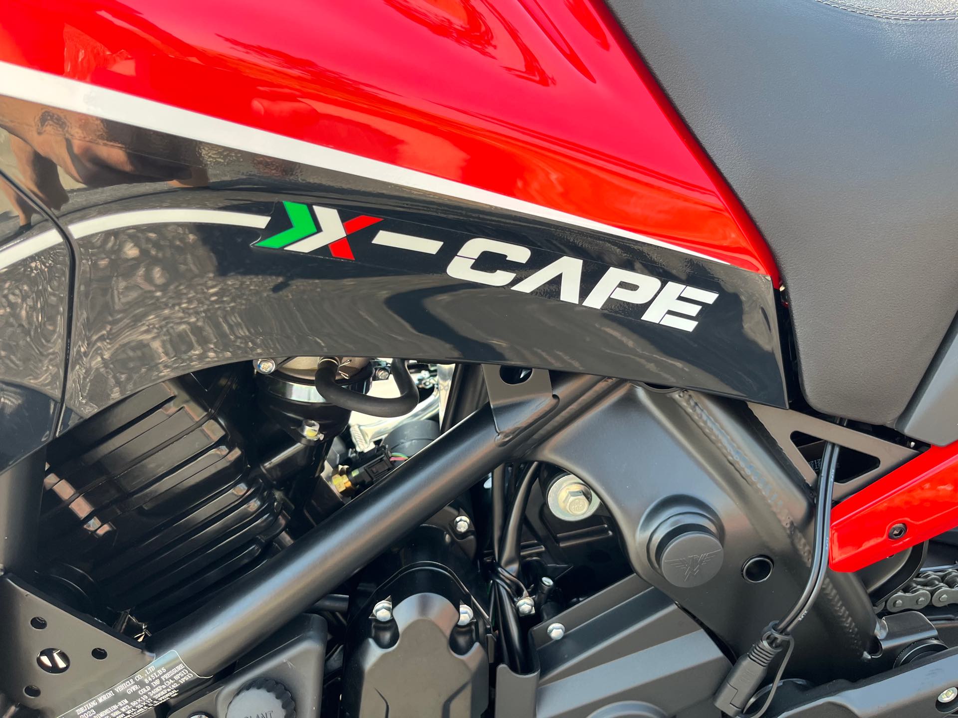 2023 Moto Morini x-cape at Mount Rushmore Motorsports