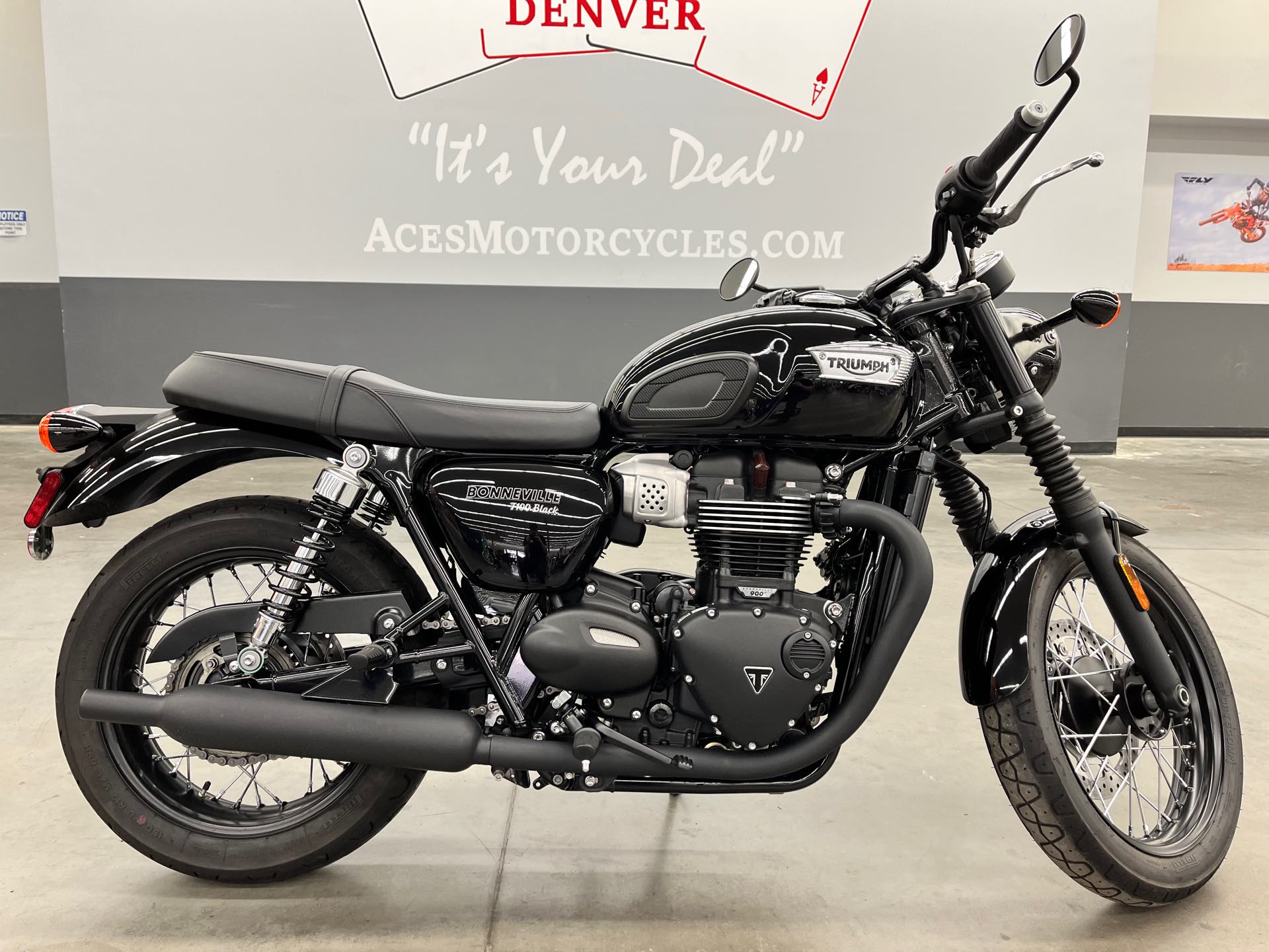 2020 Triumph Bonneville T100 Black at Aces Motorcycles - Denver