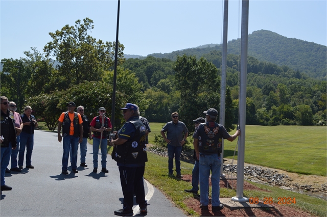 2024 Aug 28 - Nation of Patriots Tour Arrived at H-D Asheville from Johnson City,Tenn Photos at Smoky Mountain HOG