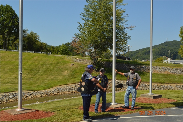 2024 Aug 28 - Nation of Patriots Tour Arrived at H-D Asheville from Johnson City,Tenn Photos at Smoky Mountain HOG