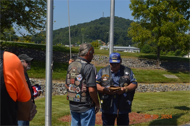 2024 Aug 28 - Nation of Patriots Tour Arrived at H-D Asheville from Johnson City,Tenn Photos at Smoky Mountain HOG