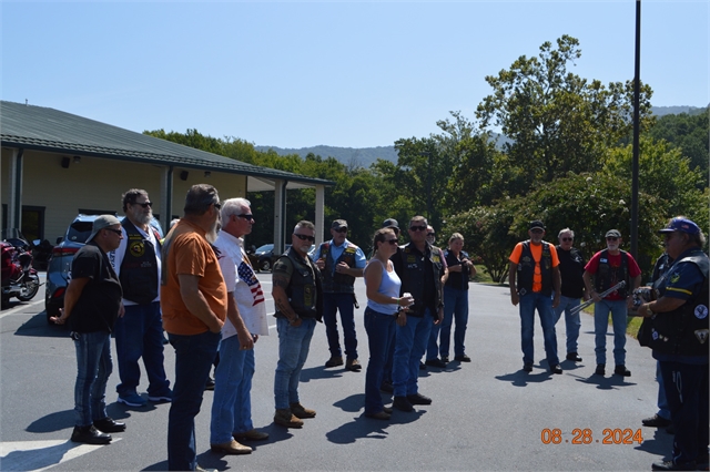 2024 Aug 28 - Nation of Patriots Tour Arrived at H-D Asheville from Johnson City,Tenn Photos at Smoky Mountain HOG