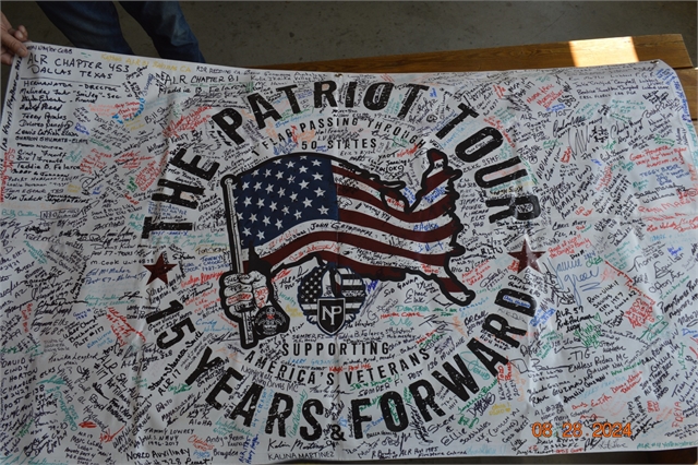 2024 Aug 28 - Nation of Patriots Tour Arrived at H-D Asheville from Johnson City,Tenn Photos at Smoky Mountain HOG