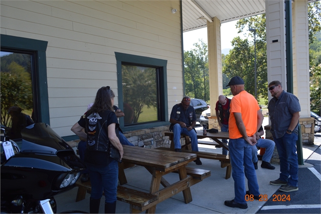 2024 Aug 28 - Nation of Patriots Tour Arrived at H-D Asheville from Johnson City,Tenn Photos at Smoky Mountain HOG