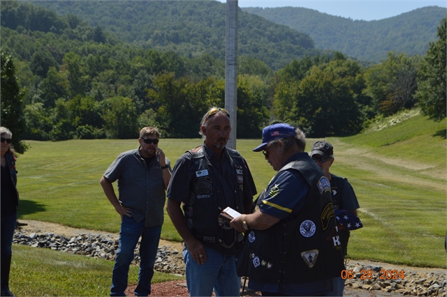 2024 Aug 28 - Nation of Patriots Tour Arrived at H-D Asheville from Johnson City,Tenn Photos at Smoky Mountain HOG