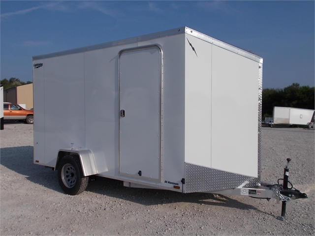 2022 Lightning Trailers 7' Wide Flat Top LTF712TA2 at Nishna Valley Cycle, Atlantic, IA 50022