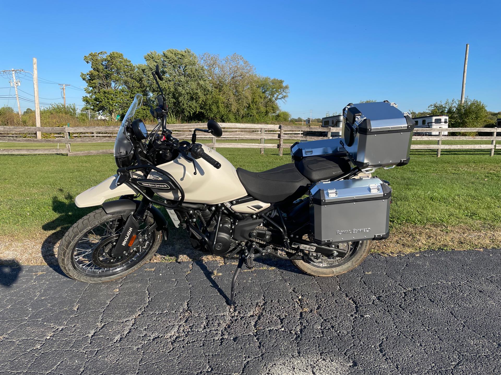 2025 ROYAL ENFIELD HIMALAYAN 450 - KAZA BROWN at Randy's Cycle