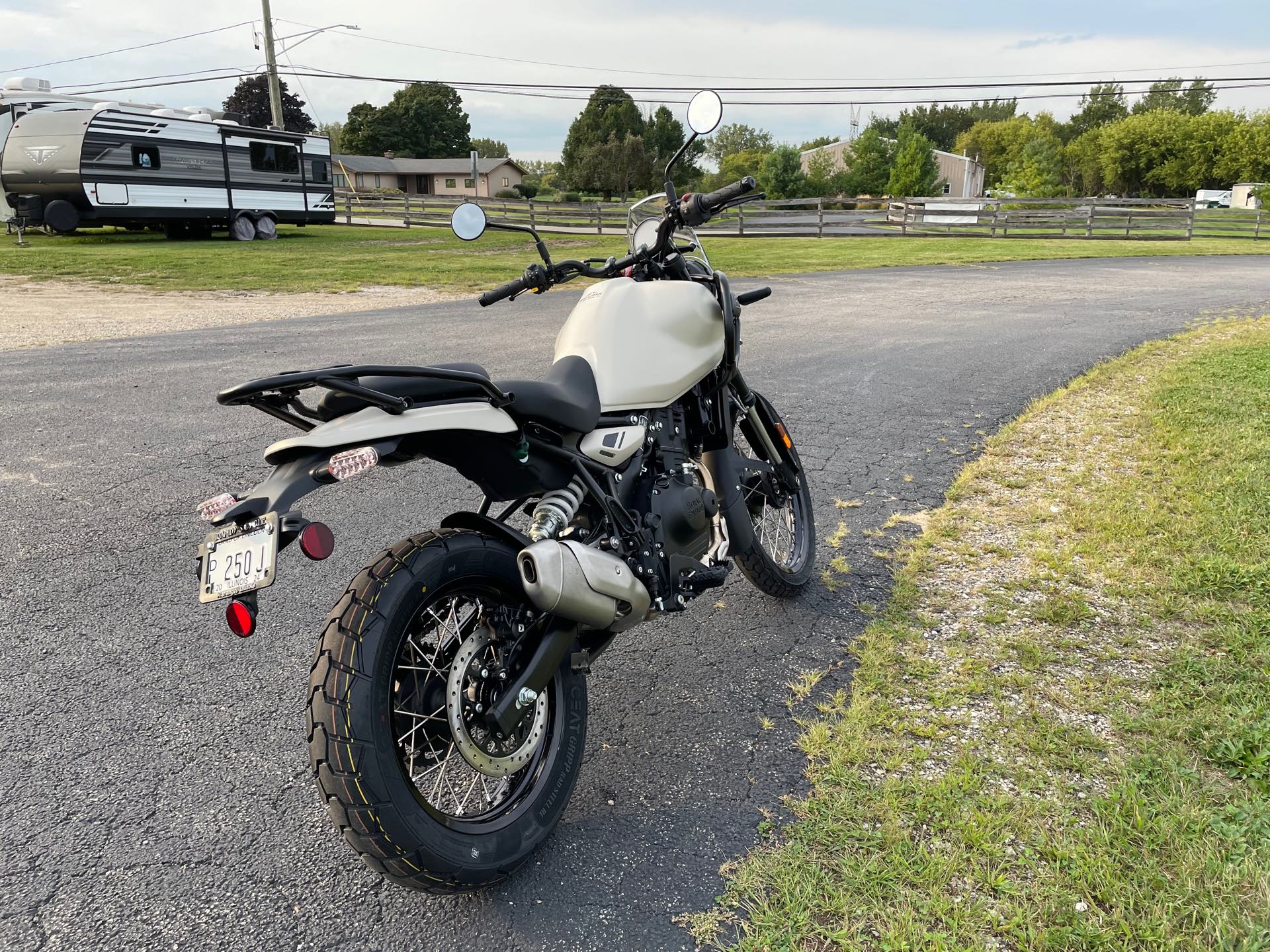 2025 ROYAL ENFIELD HIMALAYAN 450 - KAZA BROWN at Randy's Cycle