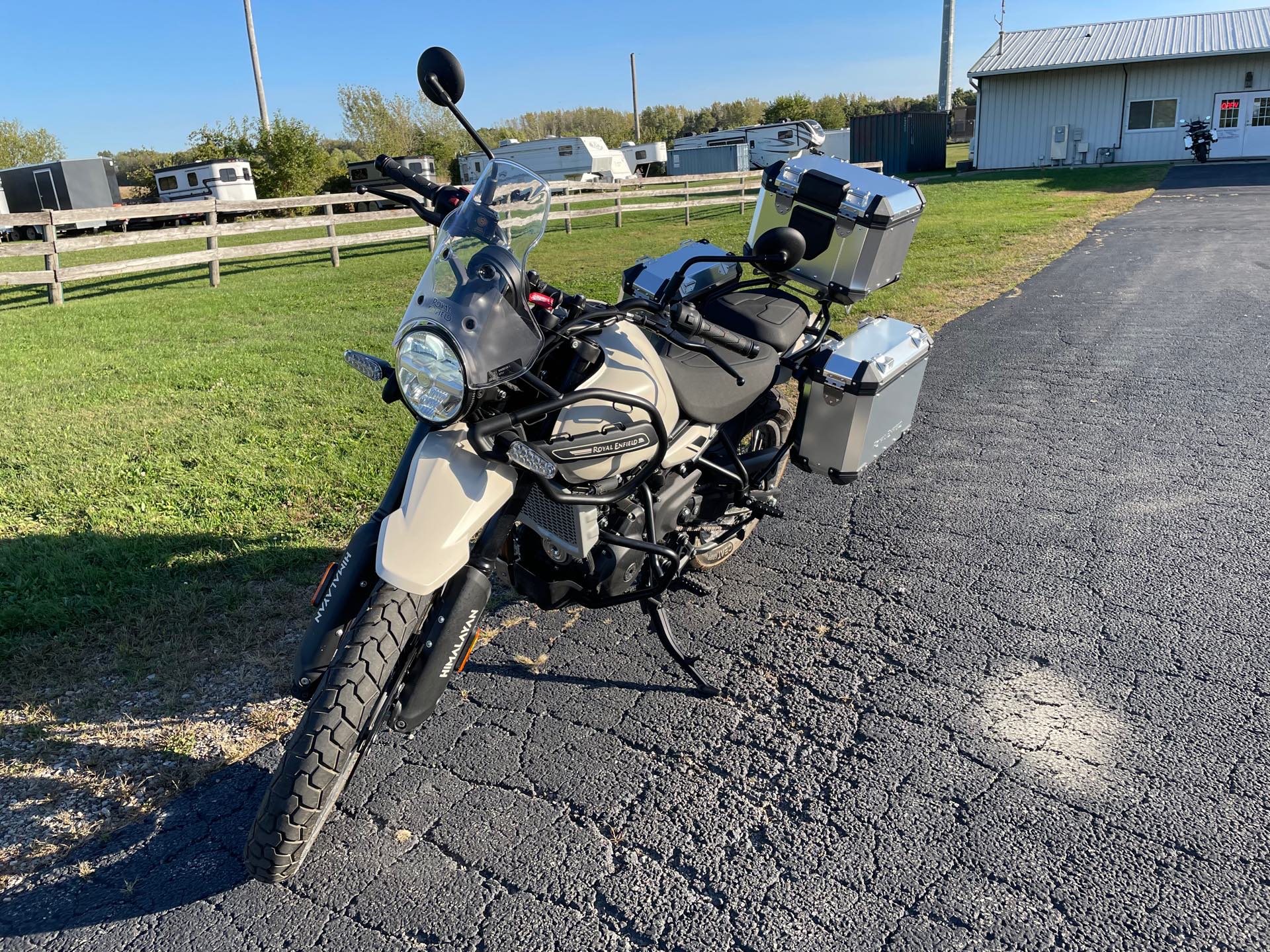 2025 ROYAL ENFIELD HIMALAYAN 450 - KAZA BROWN at Randy's Cycle