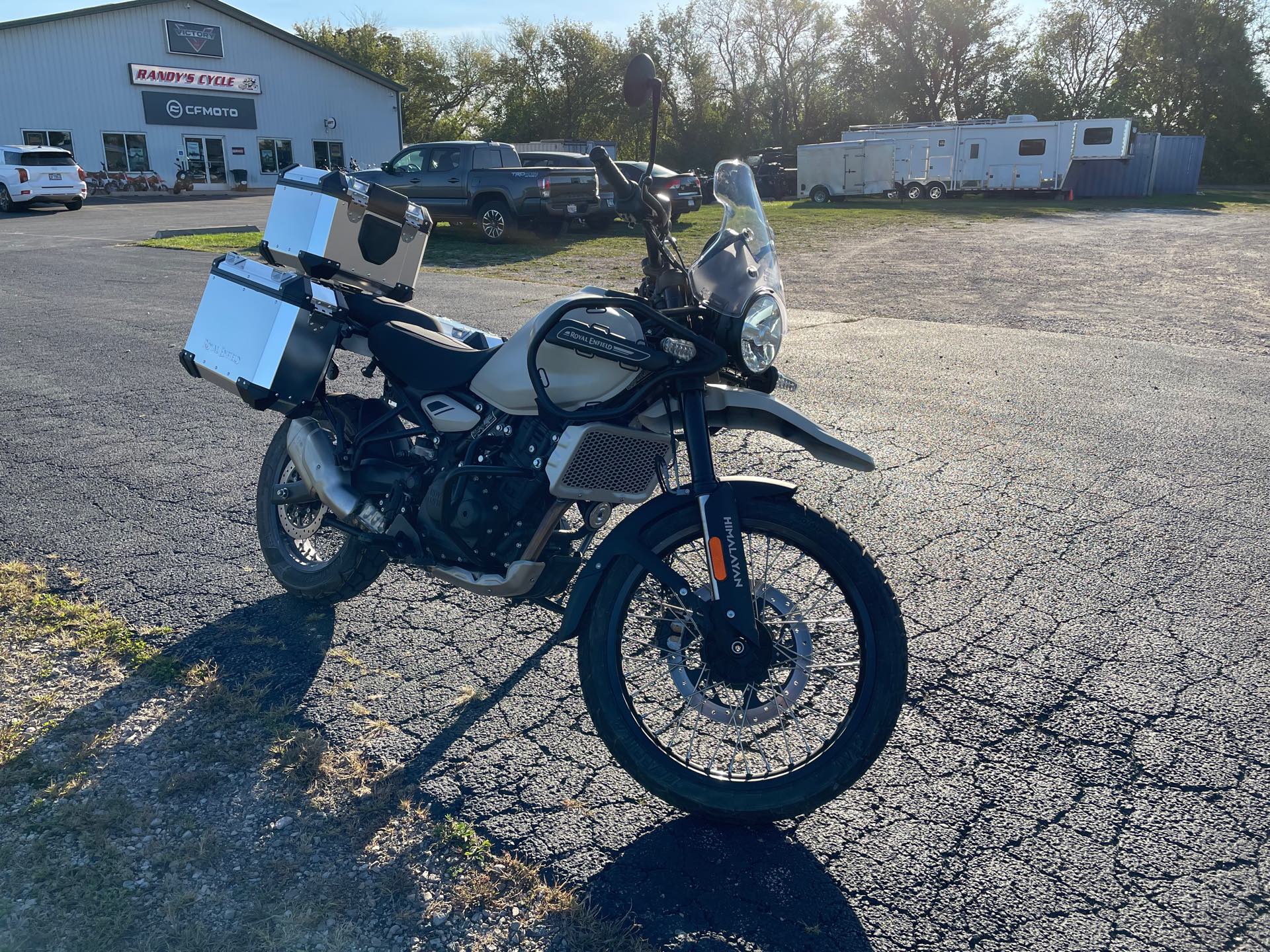 2025 ROYAL ENFIELD HIMALAYAN 450 - KAZA BROWN at Randy's Cycle