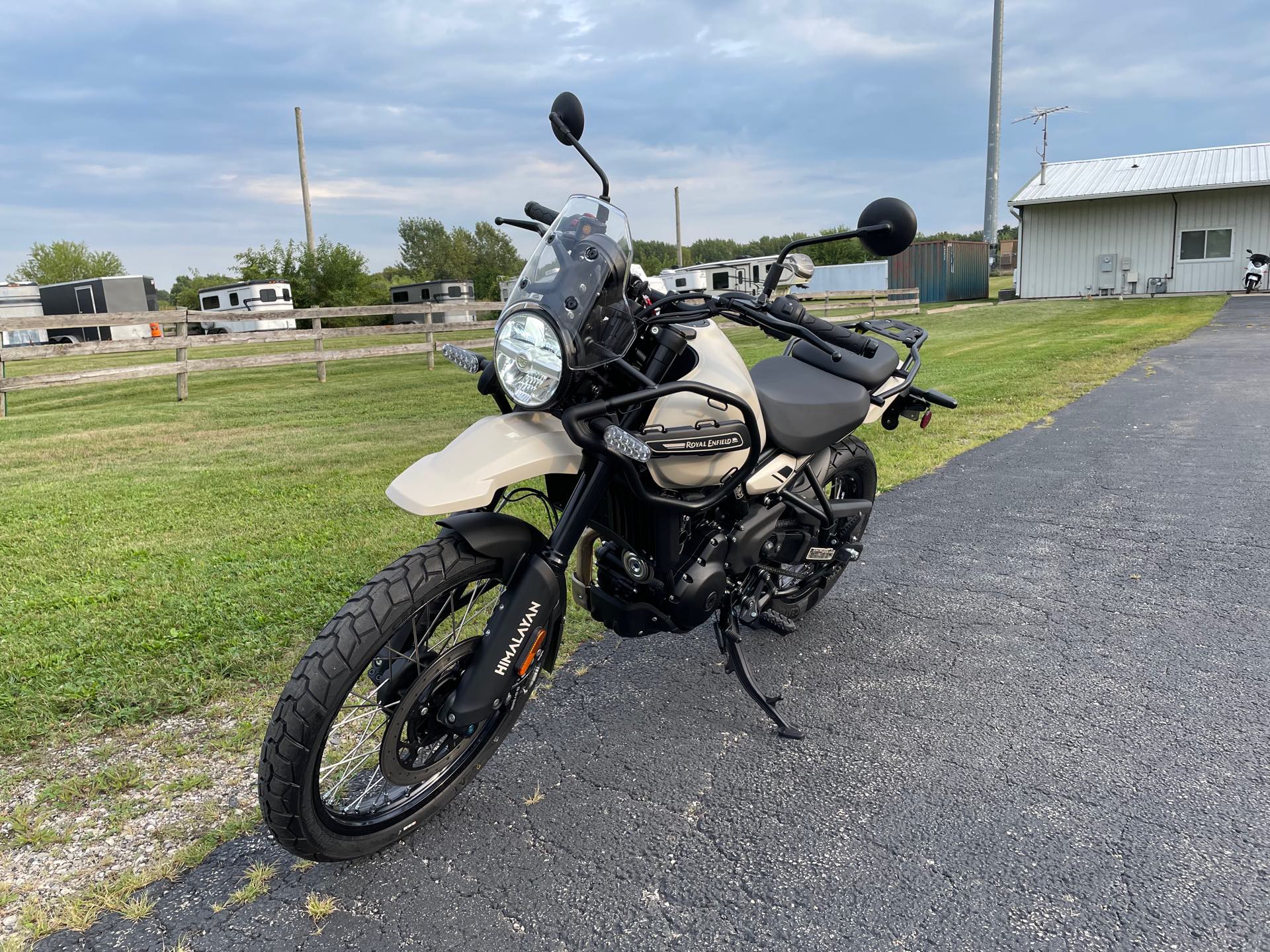 2025 ROYAL ENFIELD HIMALAYAN 450 - KAZA BROWN at Randy's Cycle