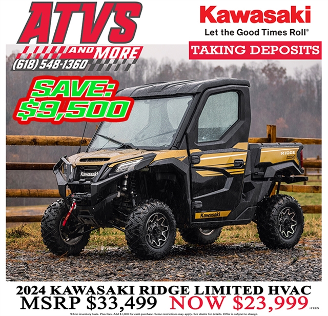 2024 Kawasaki RIDGE Limited HVAC at ATVs and More